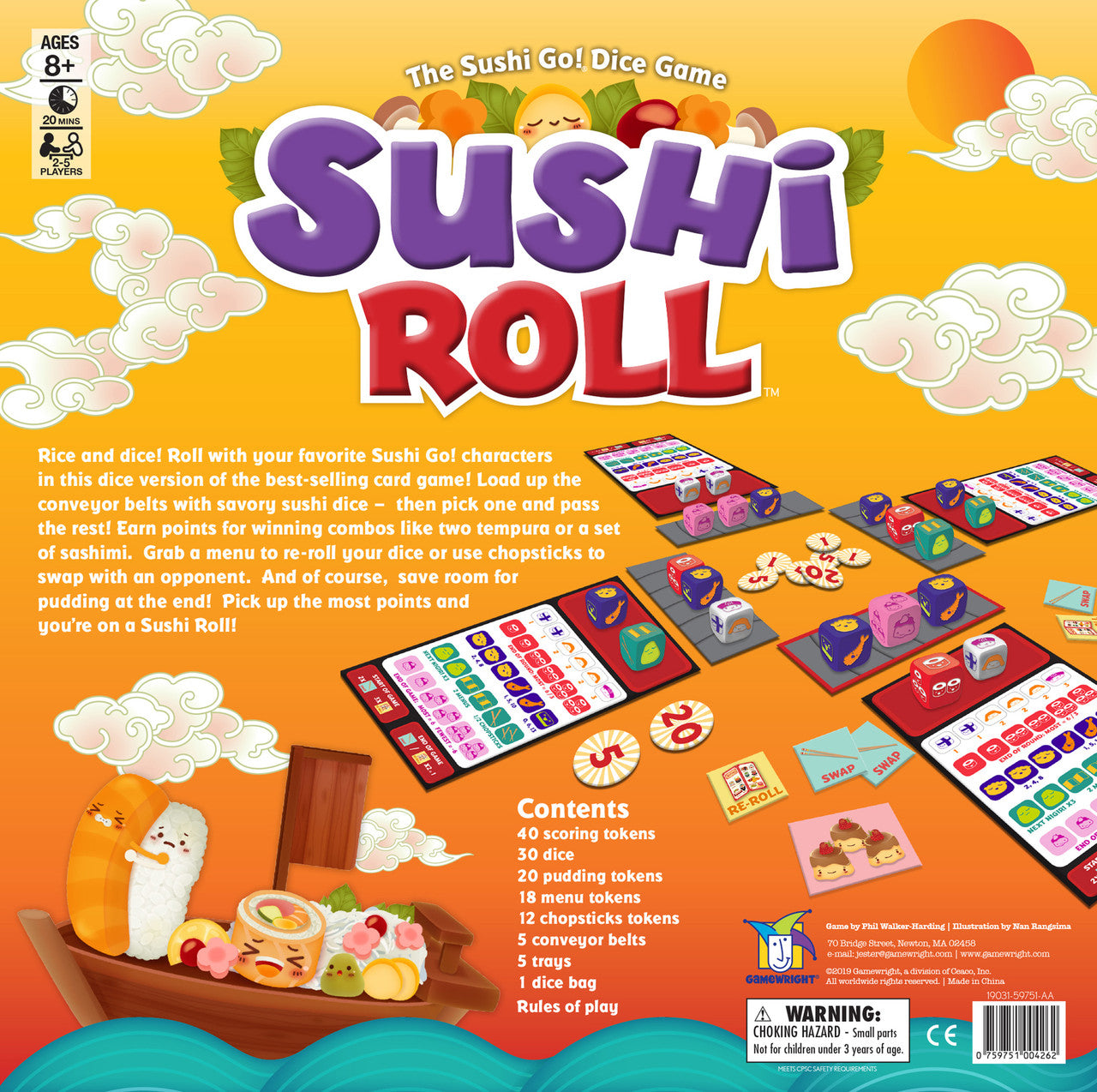 Sushi Roll - by Gamewright
