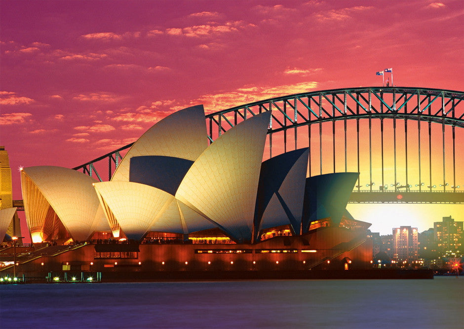Ravensburger 1000pc - Sydney's Opera House and Harbour Bridge Puzzle