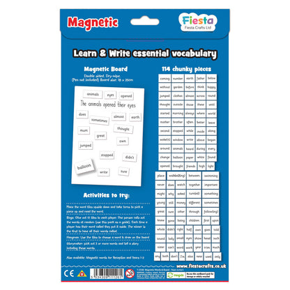 Fiesta Crafts - Magnetic Words School Years 3, 4 and 5