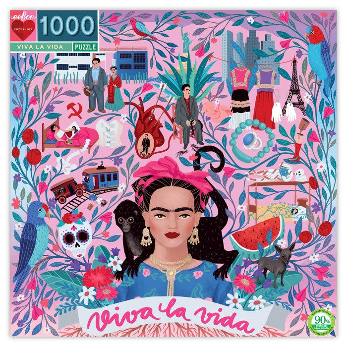 eeBoo 1000pc - Viva La Vida Puzzle