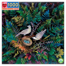 eeBoo 1000pc - Birds in Fern Puzzle