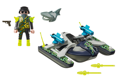 Playmobil Top Agents - TEAM S.H.A.R.K. Rocket Rafter 70007