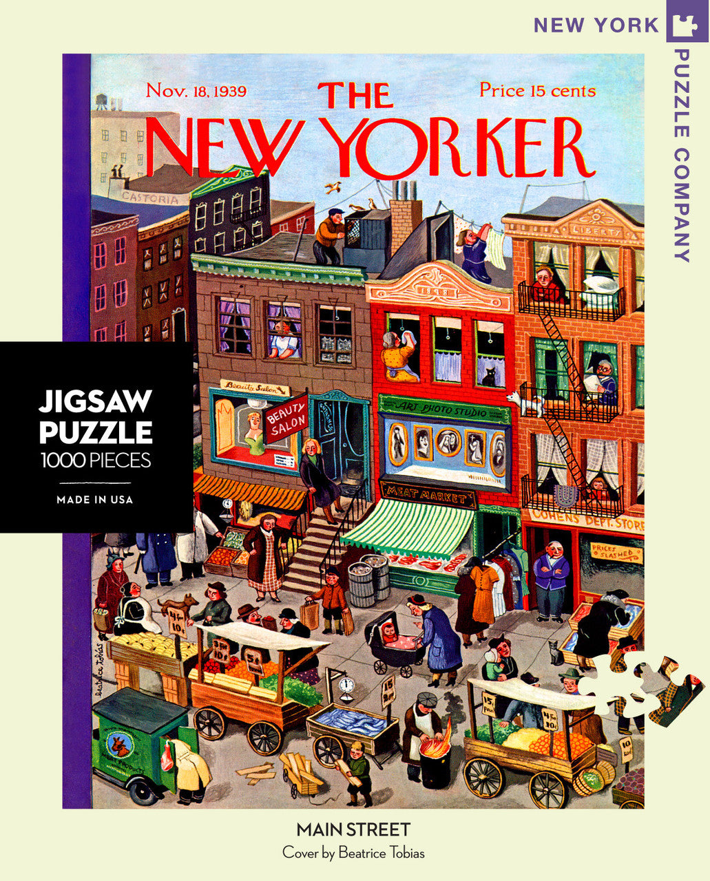 New York Puzzle Company 1000pc - Main Street Puzzle