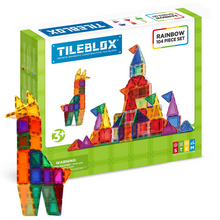 Magformers TILEBLOX - Rainbow 104pc Set
