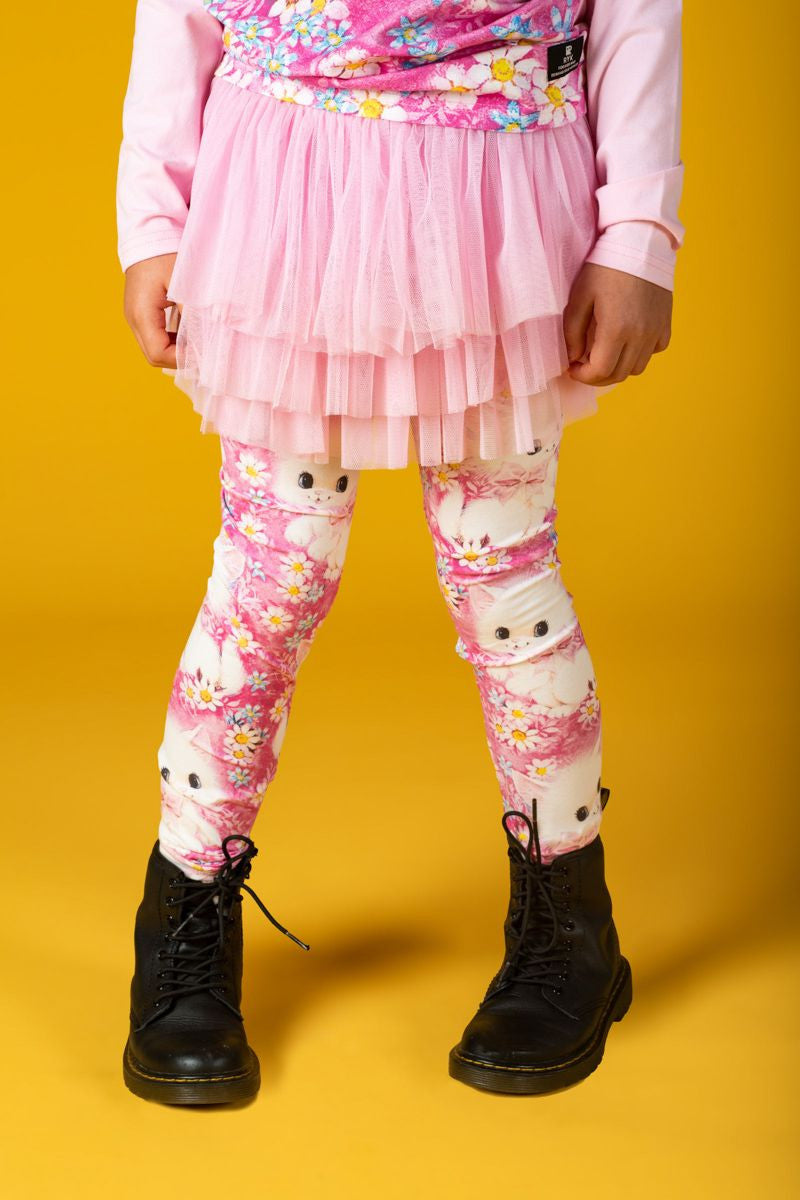 White Kitten Circus Tights