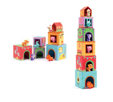 Djeco - Blocks: Topani Farm with Animals