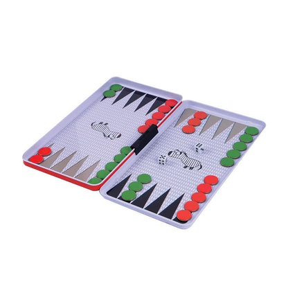 The Purple Cow - Magnetic Travel Game - Backgammon