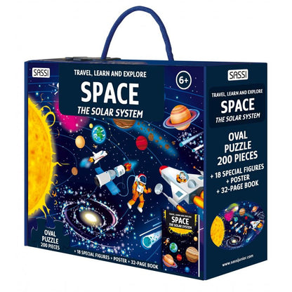 Sassi - Travel, Learn and Explore - Space Puzzle 200pc