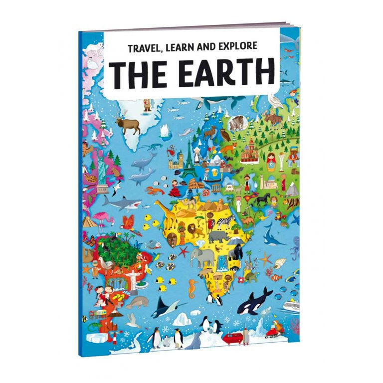 Sassi Travel, Learn and Explore - The Earth Puzzle, 200 pcs