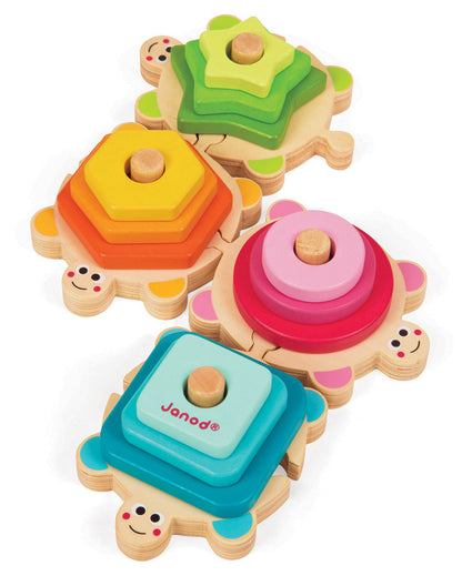 Janod - Turtles Stacking Puzzle