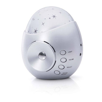 IS Gift - Galaxy Star Projector & Sound Machine - Silver