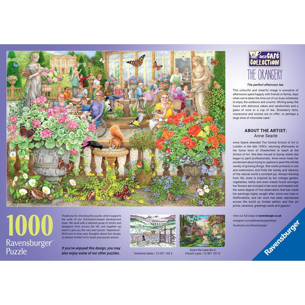 Ravensburger 1000pc - Cozy Cafe No.2 Secret Garden Puzzle