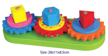 Viga Toys - Stacking Geometric Blocks & Gears