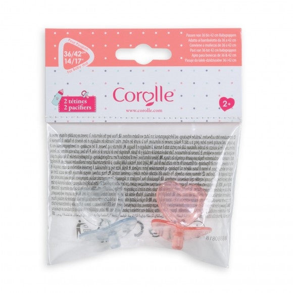 Corolle Mon Classique - 2 Pacifiers - for 36cm and 42cm Baby Dolls