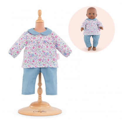 Corolle Mon Classique - Floral Blouse & Pants Set - 36cm