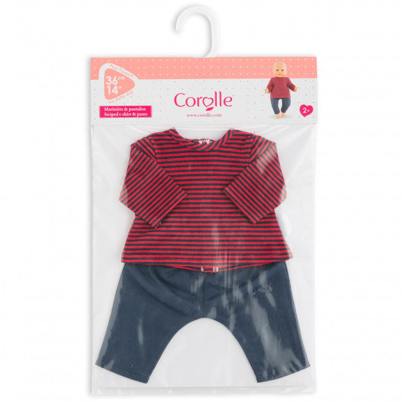 Corolle - Mon Classique Striped T-Shirt & Pants