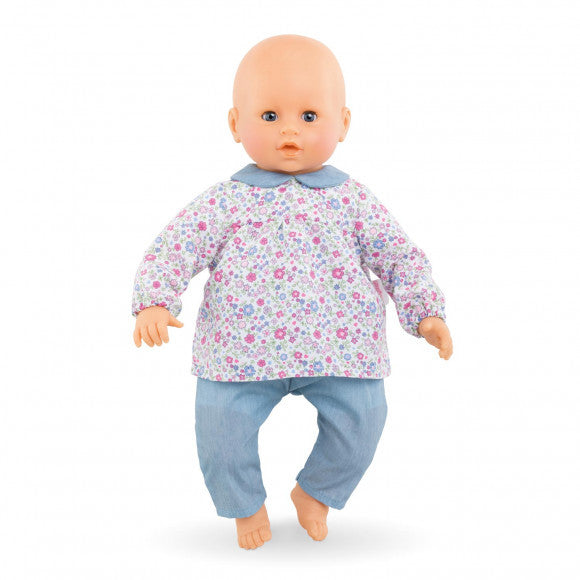 Corolle Mon Classique - Floral Blouse & Pants Set for 42cm Baby Doll