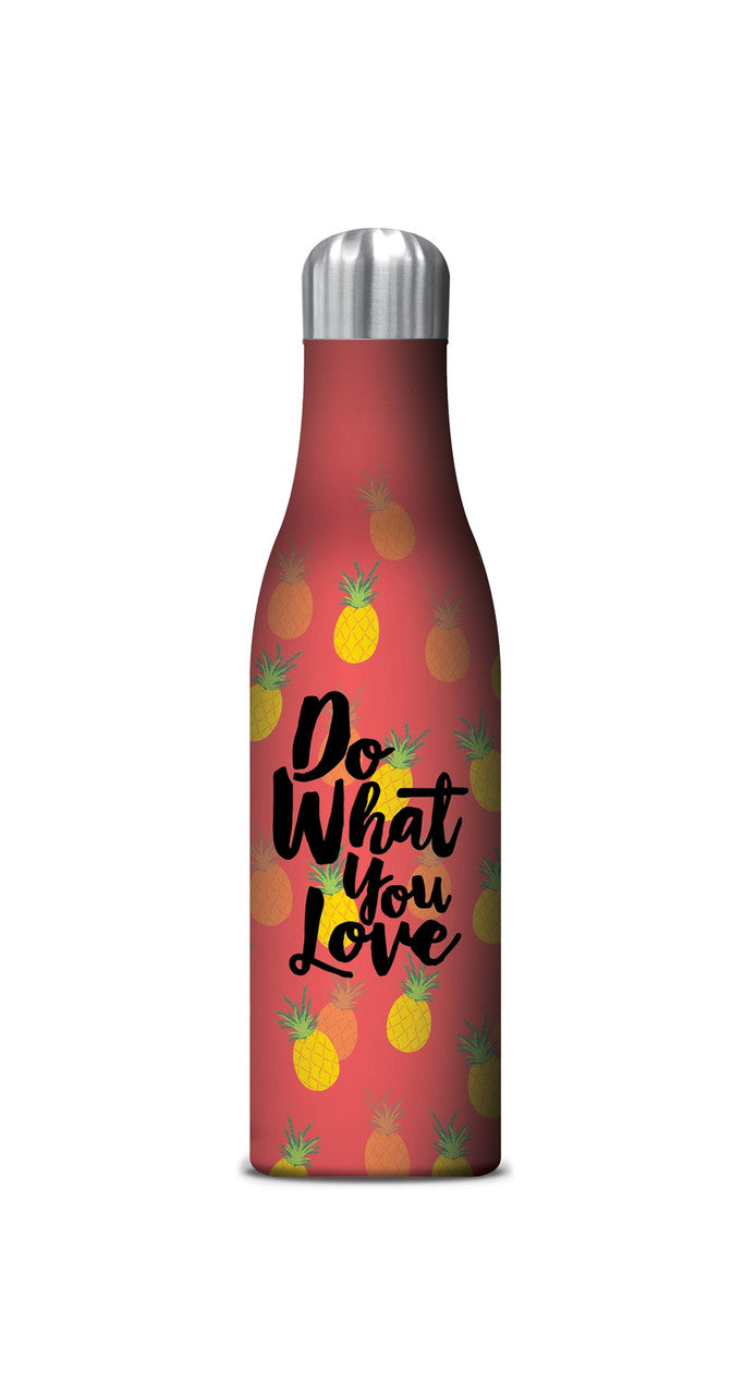 Studio Oh! - Insulated Stainless Steel Drink Bottle - Love Pineapples 500ml