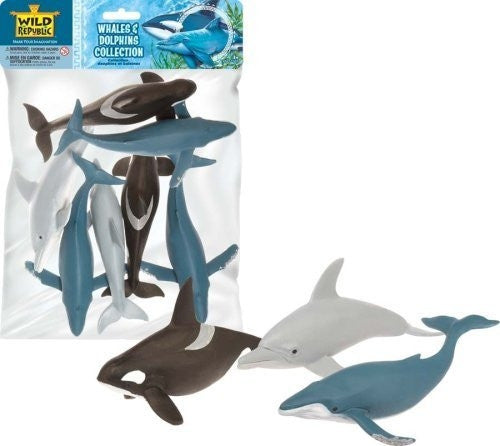 Wild Republic - Polybag Whales and Dolphins Collection