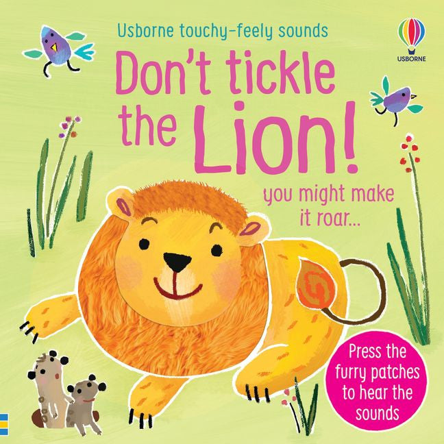 Usborne Touchy-Feely Sounds Book - Don't Tickle the Lion