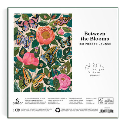 Galison 1000pc - Between the Blooms Foil Puzzle