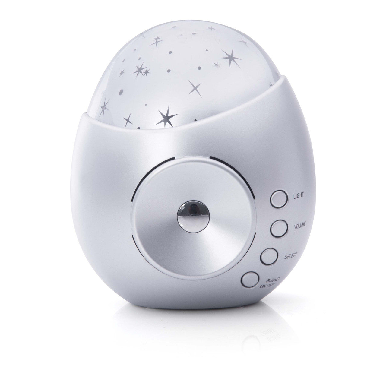 IS Gift - Galaxy Star Projector & Sound Machine - Silver