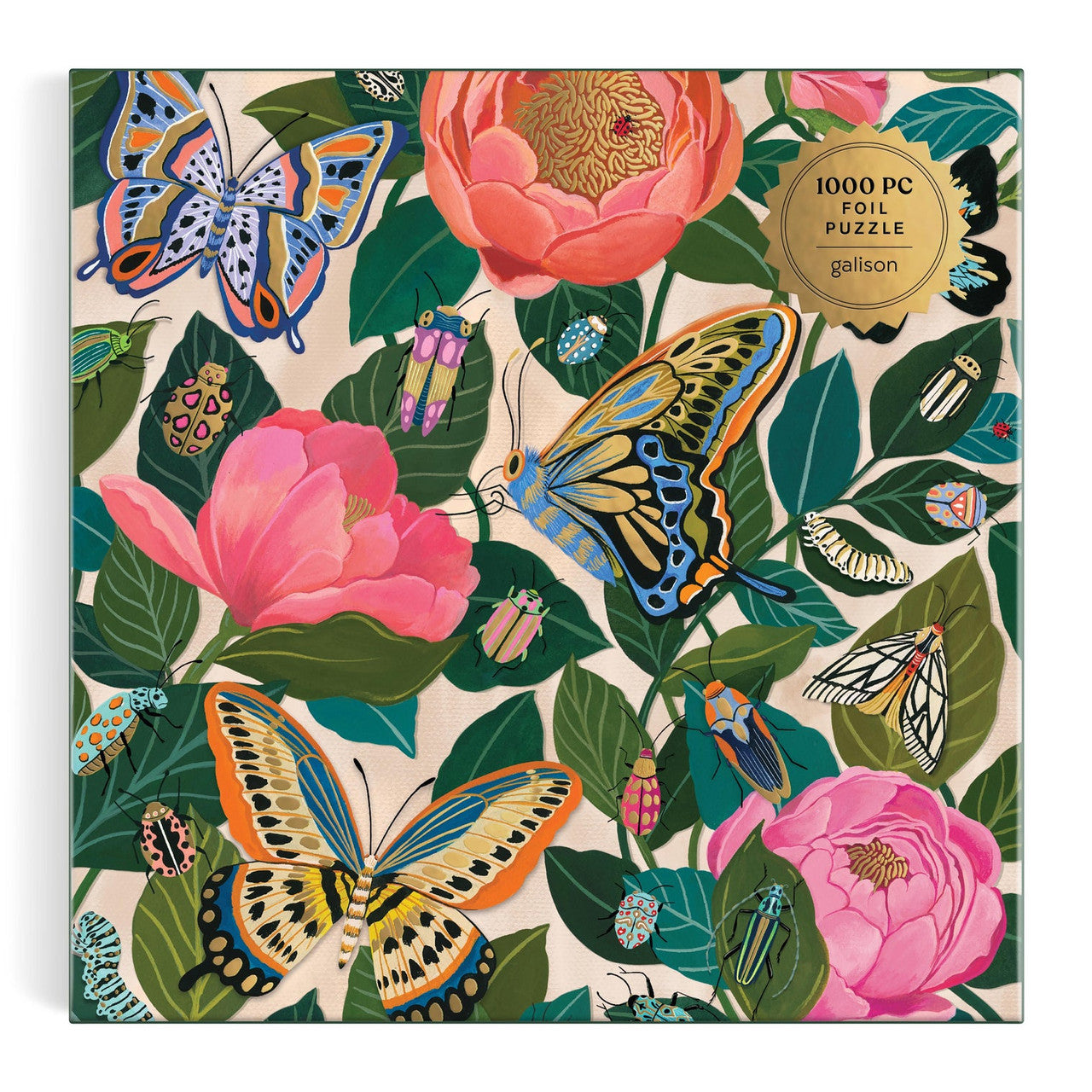 Galison 1000pc - Between the Blooms Foil Puzzle
